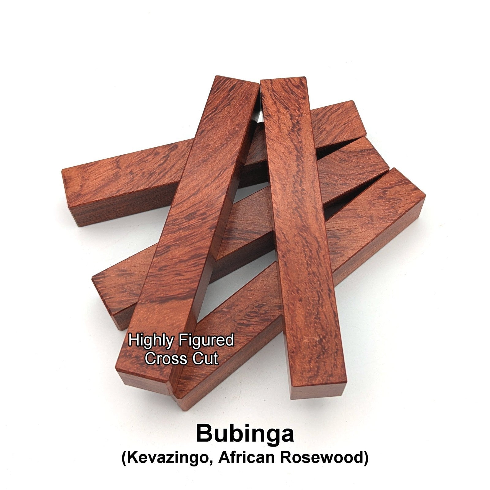 Bubinga-  Pen Blanks, Lumber, Lathe