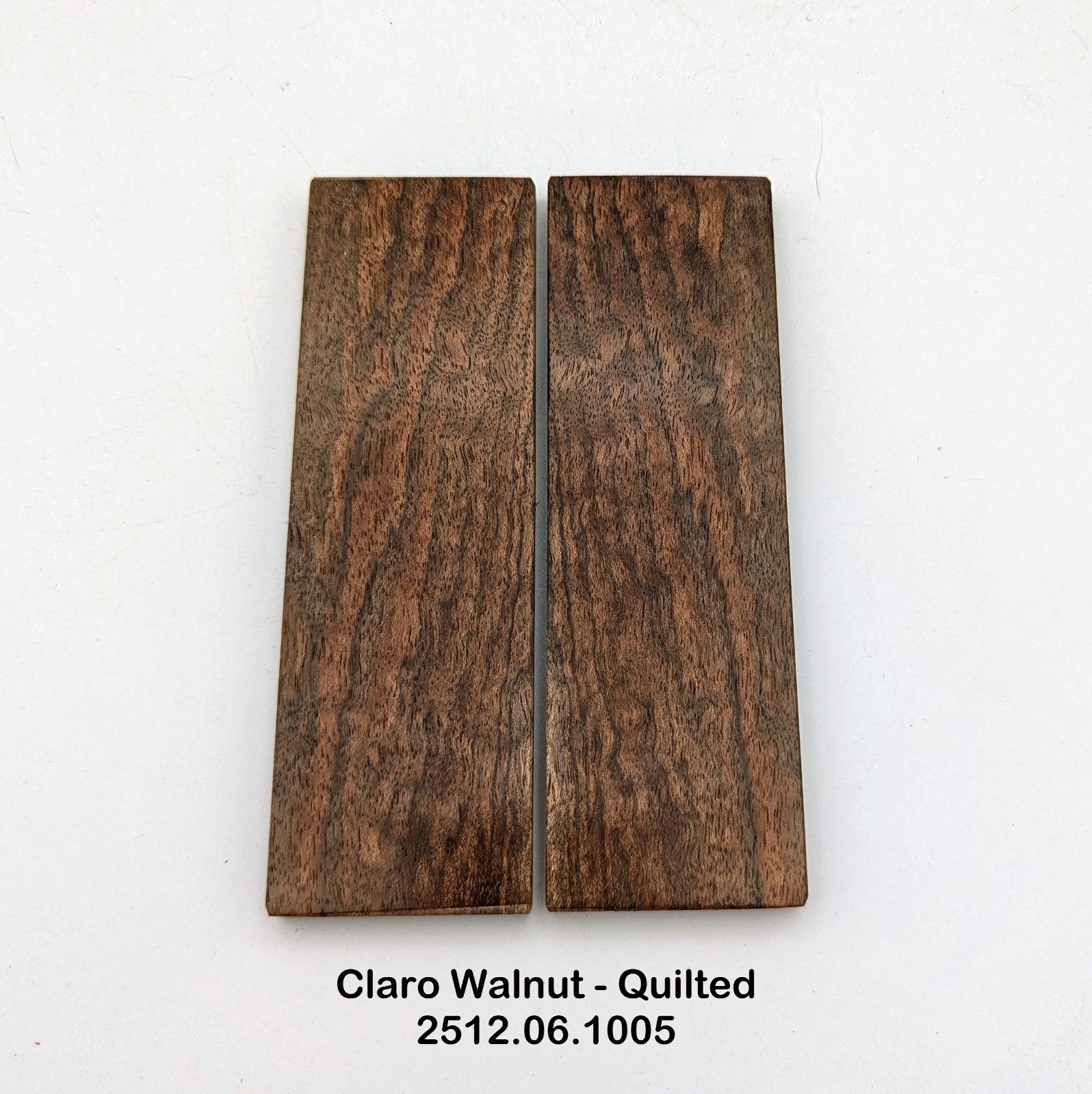 Claro Walnut Knife Scales & Gun Grips - Premium Hardwood with Unique Grain