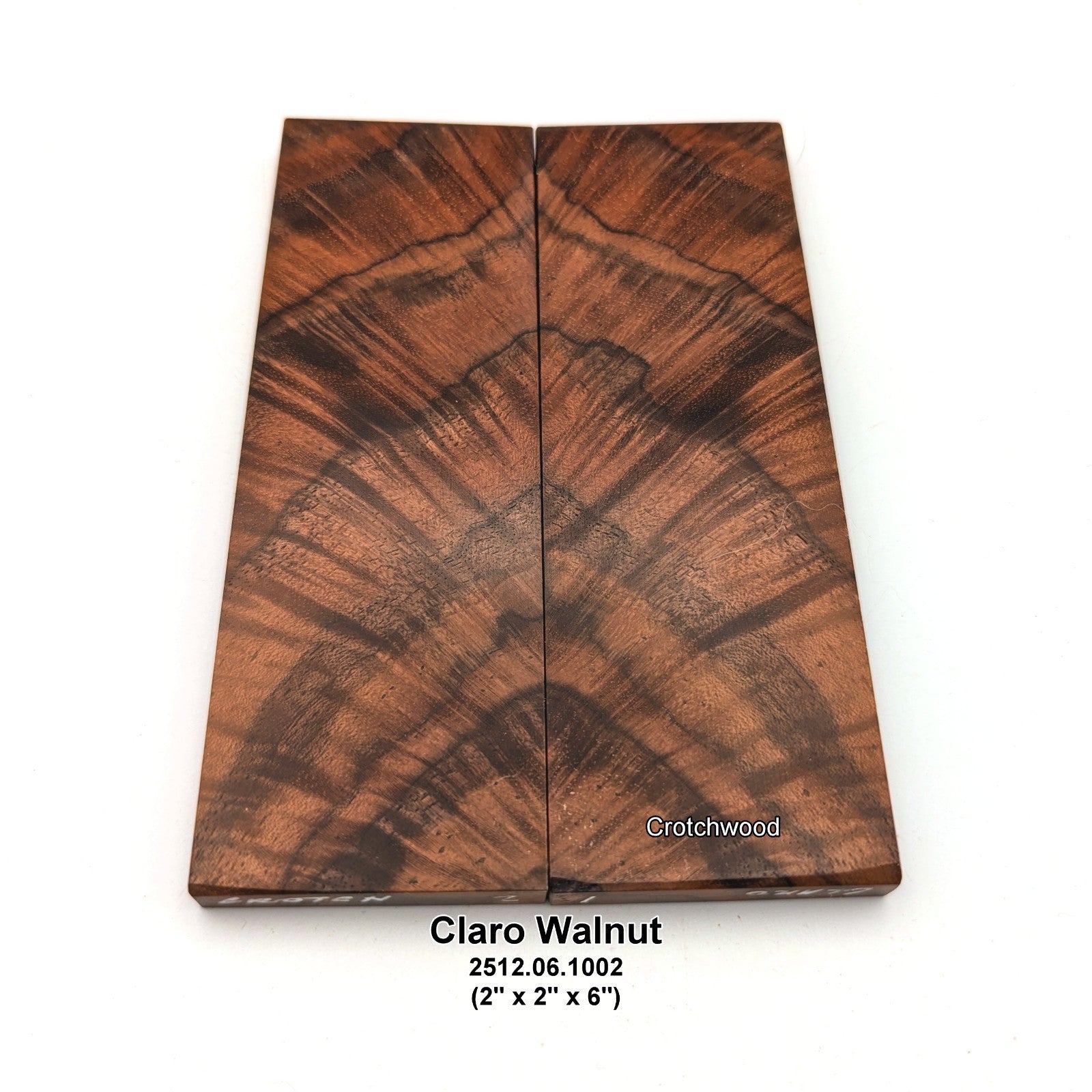 Claro Walnut Knife Scales & Gun Grips - Premium Hardwood with Unique Grain