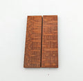 Knife Scales Gun Grips -  Leopardwood