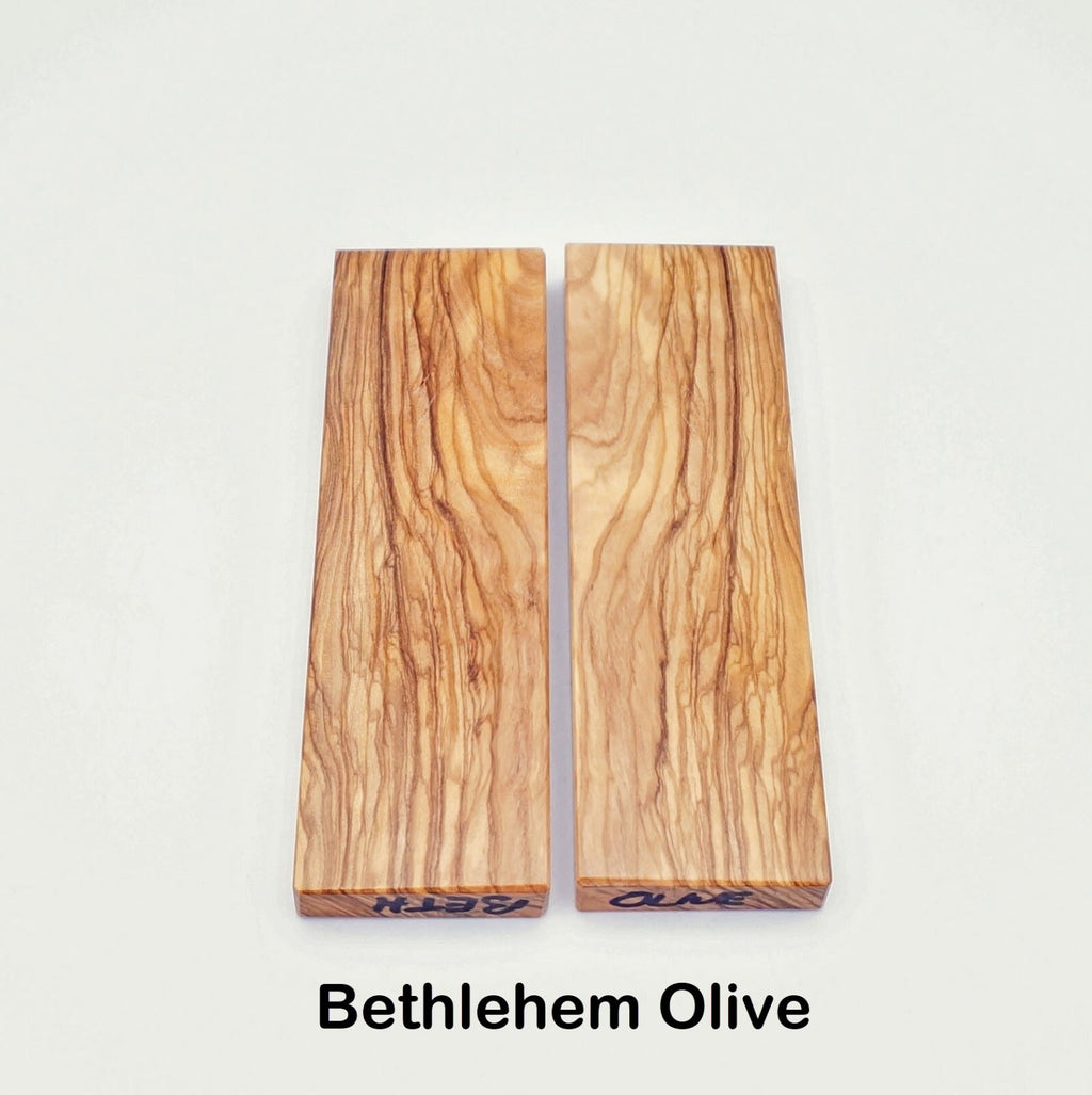Olive Knife Scales, Pen Blanks, Project Lumber Craft Wood  - Various Sizes